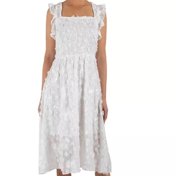 Julia jordan 3D Floral applique Midi NWT - Picture 2 of 6